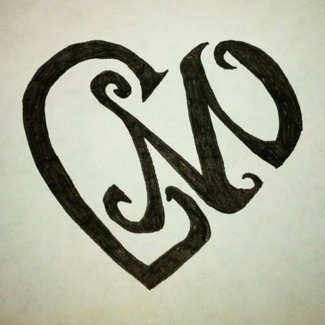 A heart, made out of the letters "L" and "M"... Took me a while but I think I got it... Alphabet Board, Text Tattoo, Abc 123, Letter L, Letter M, Heart Tattoo, A Heart, I Got This, Making Out