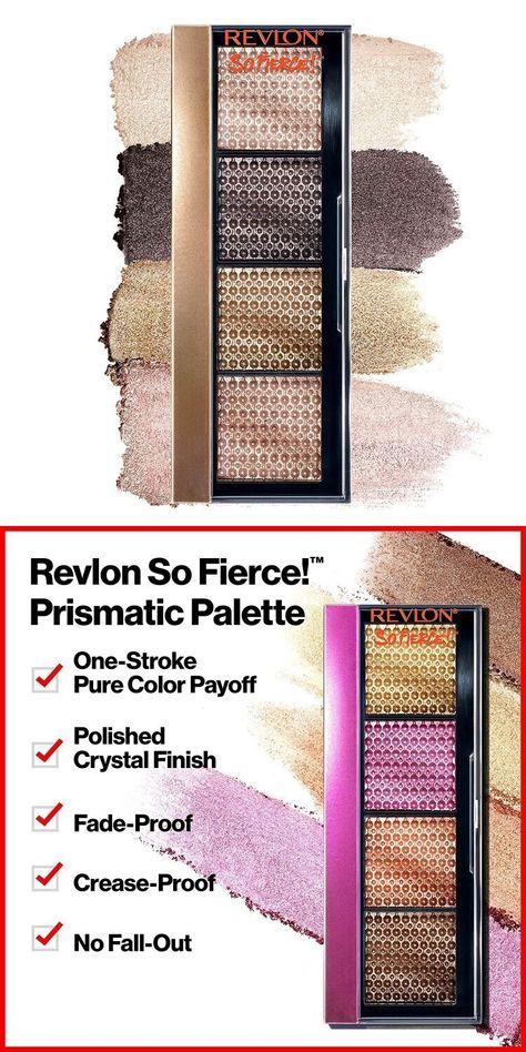 Revlon Eyeshadow Palette, Revlon Eyeshadow, Beadwork Bracelet, Pure Color, Revlon, Eye Color, Eyeshadow Palette, Beauty And Personal Care, Lashes