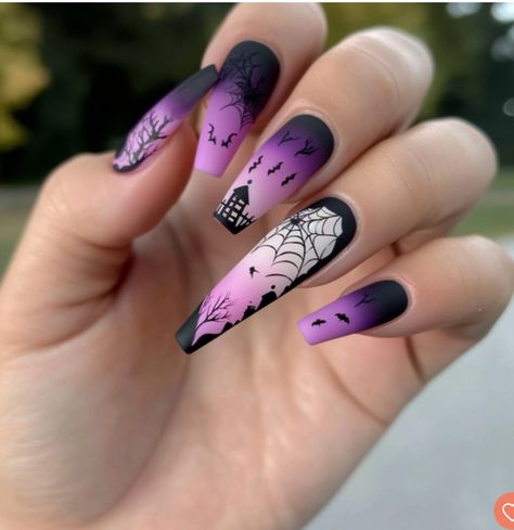 Nail Art For Halloween, Halloween Nails Designs, Art For Halloween, Pastel Nail Art, Holloween Nails, Festive Nail Art, Spooky Style, Really Cute Nails, Nail Art Wedding