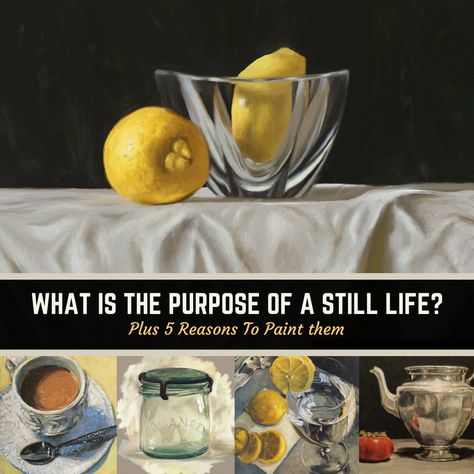 Still Life Photos For Painting, How To Paint Still Life, Painting Random Things, Still Life Acrylic Painting, Still Life Paintings, Grade 12, Oil Painting Techniques, Simple Object, Still Life Photos