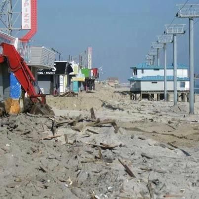 Seaside Heights has no boardwalk. Seaside Heights Boardwalk, Wildwood Boardwalk, Nj Shore, Nj Beaches, Seaside Park, Seaside Heights, Weather Storm, Moving To Florida, Jersey Girl