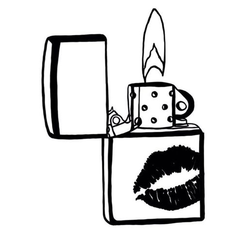 Match And Lighter Tattoo, Light Switch Tattoo, Lighter Drawing Simple, Lighter Patchwork Tattoo, Zippo Tattoo Design, Lighter Tattoo Design, Lighter Tattoo Minimalist, Zippo Lighter Drawing, Lighter Sketch