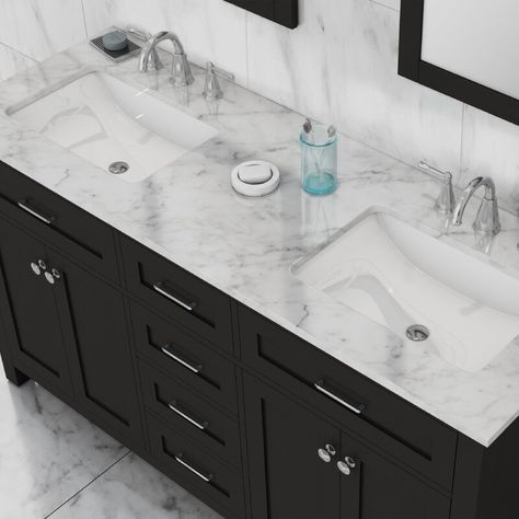 Astronomy Bathroom, 72 Inch Bathroom Vanity, 60 Inch Double Vanity, Restroom Remodel, Cabinet Base, Countertops Bathroom, Bathroom Model, Gray Vanity, Carrera Marble