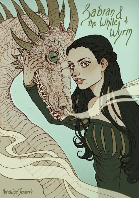 Sabran and the White Wyrm - Priory of the Orange Tree (may12324) Storm And Silence, Tree Day, Pretty Drawings, Orange Tree, Fan Book, Freelance Illustrator, Character Aesthetic, Book Characters, Animated Characters