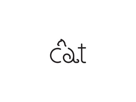 Cat Wordmark Cat Logos, Desain Merek, Butik Design, Word Cat, Cat Tat, Cat Tattoo Designs, Cat Logo, Cat Tattoo, 로고 디자인