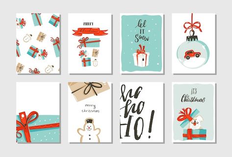 Cartoon Cards, Merry Christmas Background, Surprise Box Gift, Time Cartoon, Cute Illustrations, Merry Christmas Card Greetings, Cute Christmas Wallpaper, Christmas Banner, Merry Christmas Greetings