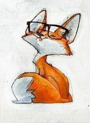 Cute Fox Drawing, Istoria Artei, Fox Drawing, Fox Illustration, Fox Art, Drawing Tutorials, Pics Art, Drawing Tips, A Drawing