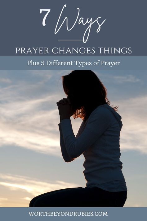 When you go through difficulties in life, do you know that prayer changes things? Have you underestimated the power of prayer to make a difference in your circumstances? Let’s learn 7 ways prayer… Prayer Changes Everything, Types Of Prayer, The Power Of Prayer, Prayer Changes Things, Bible Study Guide, Prayers For Healing, Morning Prayers, Christian Blogs, Power Of Prayer