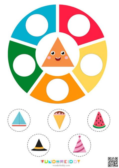 Printable Shape Object Clip Card Activity for Kindergarten Worksheets For Toddlers, Hungry Caterpillar Craft, Shapes For Toddlers, Shapes Worksheet Kindergarten, Activity For Kindergarten, Geometric Shapes Drawing, Shape Activities Preschool, Printable Shapes, Homeschool Preschool Activities