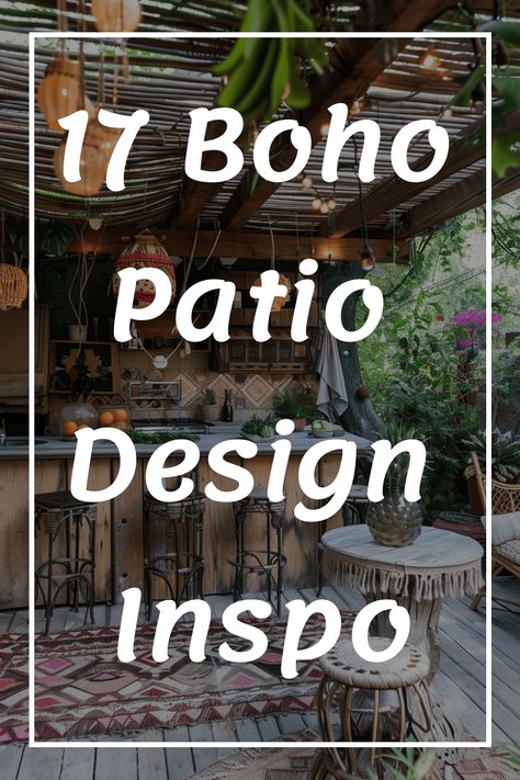 Find inspiration for creating a stylish and cozy bohemian patio space with these 17 stunning design ideas. From colorful rugs to hanging plants, transform your outdoor area into a boho oasis perfect for relaxing and entertaining. Embrace the relaxed vibes of bohemian decor and bring your patio to life with eclectic touches and free-spirited charm. Whether you have a small balcony or spacious backyard, there are plenty of creative ways to infuse boho flair into your outdoor space. Grass Rug Outdoor Patio, Bohemian Porch Decor, Outdoor Patio Rug Ideas, Patio Color Schemes, Boho Outdoor Patio, Boho Garden Ideas, Bohemian Porch, Outdoor Patio Design Ideas, Zen Backyard