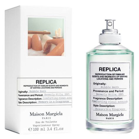 REPLICA Bubble Bath, Eau de Toilette by Maison Margiela Replica Bubble Bath, Fragrance Finder, Margiela Replica, Foaming Bath, Perfume Making, Unisex Perfume, Soap Bubbles, Fresh Fragrances, Bubble Bath