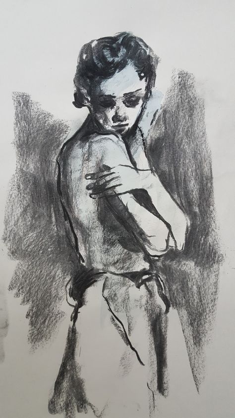 Ebony Pencil Drawing, Coal Painting, Drawing With Coal, Life Drawing Charcoal, Coal Drawing, Road Trip Art, Charcoal Artwork, Charcoal Paint, Life Drawings