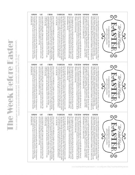 Easter Week Timeline Card - FREEBIE.pdf | Powered by Box Easter Week Timeline, Easter Timeline, Week Before Easter, Candy Cane Legend, Food Easter, Easter Foods, Tree Grows In Brooklyn, Everything Is Illuminated, Hygge Book