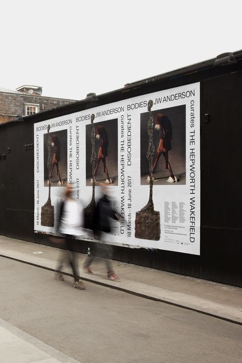 Hepworth Wakefield, Street Marketing, Fashion Marketing, 2017 Fashion, Wakefield, Jw Anderson, Design Museum, Model Life, Exhibition Design