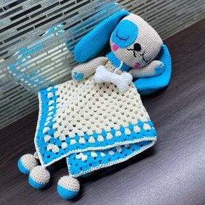 Cat Lovey Pattern, Security Blanket Crochet Pattern, Fox Lovey, Crochet Lovey Free Pattern, Crochet Security Blanket, Lovey Crochet Pattern, Lovey Baby Blanket, Crochet Baby Projects, Crochet Puppy