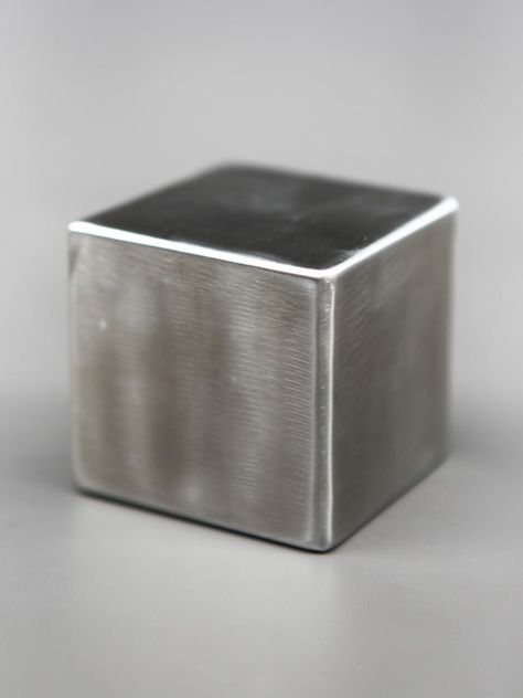 Steel Cube by Elektra Steel Senior Year Art, Metal Drawing, Japanese Robot, Texture Drawing, Paper Sculptures, Metal Texture, Robot Design, Brushed Metal, Metal Box