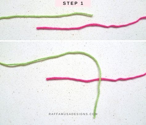 How to Join Yarn with the Magic Knot • Free Tutorial by RaffamusaDesigns Joining Yarn Crochet, Join Yarn, Crochet Hacks, Interlocking Crochet, Vbs Craft, Joining Yarn, Magic Knot, Bra Tips, Knitting Hacks