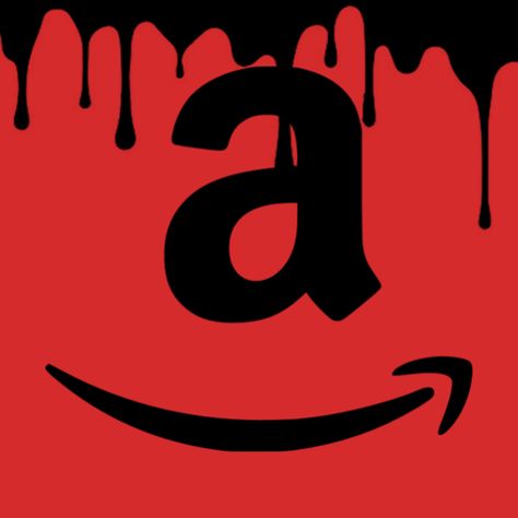 Red amazon logo with blood drips for Halloween aesthetic Halloween App Icons Amazon, Red Halloween Icons, Halloween Facebook Icon, Amazon Halloween, Themed Icons, Whatsapp Logo, Halloween Icon, Blood Drip, Theme Wallpaper