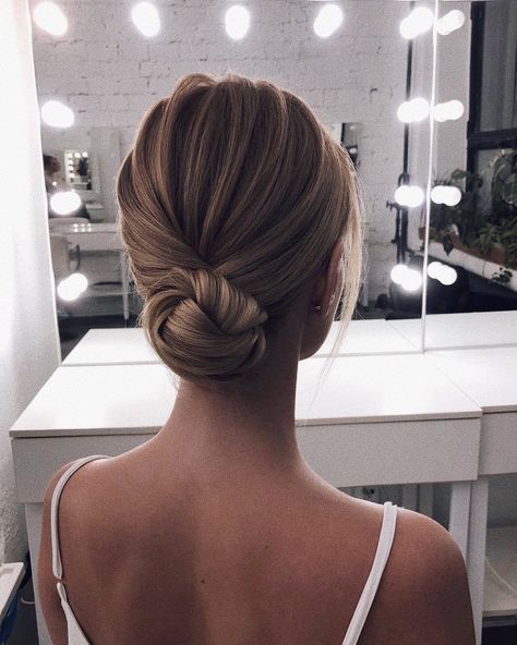 American Salon on Instagram: “knot your average bun ✖️ @oksana_sergeeva_stilist • • • #hairgoals #hairdressermagic #salonlife #hairtrends #hairdresser #haireducation…” Bridal Hair Updo, Low Bun, Wedding Hairstyles Updo, Penteado Cabelo Curto, Trending Hairstyles, Wedding Hair And Makeup, Bride Hairstyles, Trendy Hairstyles, Hair Updos