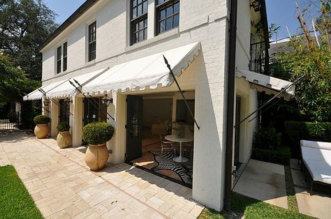 1816 Rice HOUSTON, TX 77005: Photo Awning Ideas, Fabric Awning, Awning Canopy, Beautiful Patios, Deck Patio, Patio Awning, The Grove, Pictures Ideas, Photos Ideas