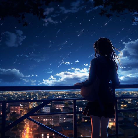 Anime Nature, Chill Wallpaper, Sky Anime, Disney Songs, Anime Child, Life Pictures, Illustration Girl, Anime Scenery Wallpaper, Cool Backgrounds