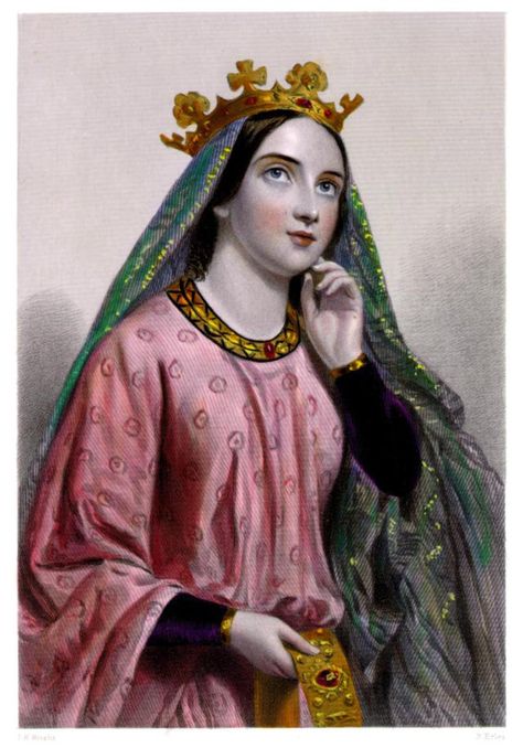 Who Were the Plantagenet Queens of England?: Berengaria of Navarre (1163?-1230) Mattress Poster, House Of Plantagenet, Eleanor Of Aquitaine, Sca Garb, Medieval Era, Magna Carta, Medieval Woman, Queen Consort, Arte Peculiar