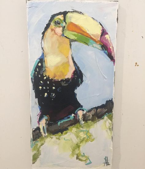 Ali Leja Designs on Instagram: “Did you know? Toucans have the largest bill size in comparison to their body out of all the bird species in the world.…” Coastal Art, Bird Species, Did You Know, Birds, The World, On Instagram, Instagram, Art, Design