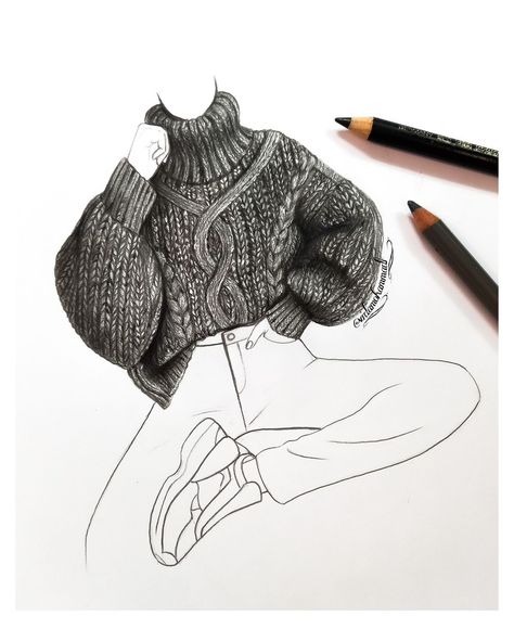 How To Draw Sweaters Texture, Fashion Model Sketch, Human Figure Sketches, Fashion Illustration Tutorial, Textures Fashion, Fashion Illustration Collage, Fashion Figure Drawing, Fashion Illustrations Techniques, Fashion Drawing Sketches