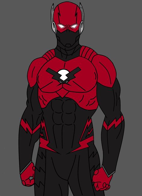 Speedster Suit Designs Male, Flash Oc Suit, Male Speedster Oc, Speedster Suit Designs Oc, Flash Suit Concept Art, Oc Speedster, Flash Suit Design, Custom Superhero Design, Speedster Suit Designs