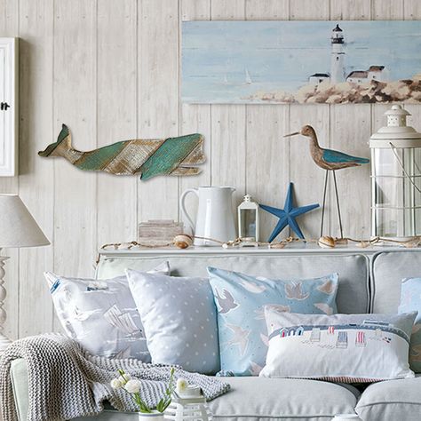 Wood Whale, Coastal Room Decor, Wooden Whale, Coastal Room, Coastal Interiors Design, Interior Design Guide, Nature Wall Decor, Beach Wall Decor, Beach House Interior