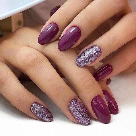 Ongles Gel Violet, Nail Laquer, Nails Styles, Mauve Nails, Nail Color Trends, Short Gel Nails, Fall Gel Nails, Valentine Nails, Cute Nails For Fall