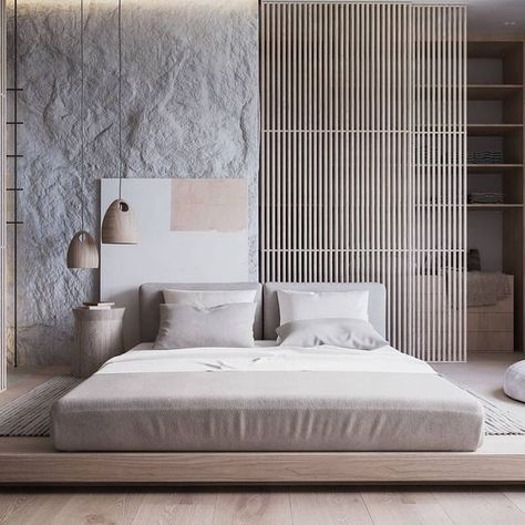 60 Beautiful Modern Bedroom Ideas and Designs — RenoGuide - Australian Renovation Ideas and Inspiration Kpop Dorm, Bedroom Architecture, Minimalistic Interior, Japanese Bedroom, 3d Inspiration, Luxury Bedroom Furniture, Dekorasi Kamar Tidur, Contemporary Furniture Design, Modern Bedroom Design