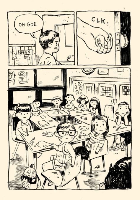 let it happen 💖 Sequential Drawing, Matt Forsythe, School Comics, Comic School, Graphic Novel Illustration, Sequential Art, Comic Book Layout, Bd Art, Storyboard Illustration