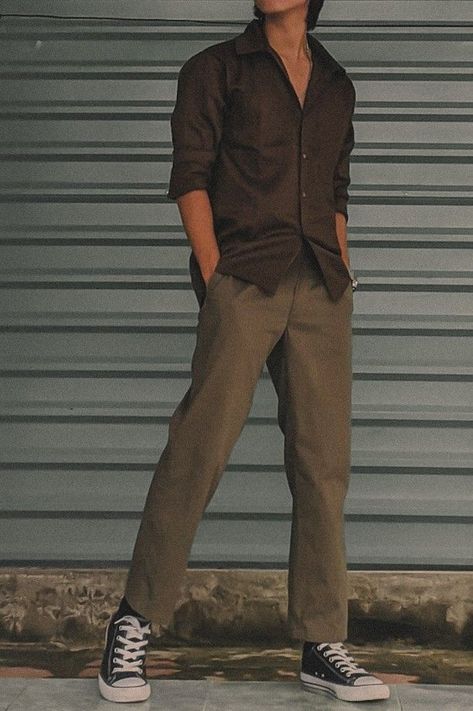 Minimalist Fashion Check more at https://howcandothis.com/manstyle/minimalist-fashion/ Summer Classy Outfits Men, Latino Outfit Men, Grunge Guy Outfits, Goth Casual, Men Aesthetic Outfits, College Outfits Men, 2024 Lookbook, Korean Street Fashion Men, Combination Color