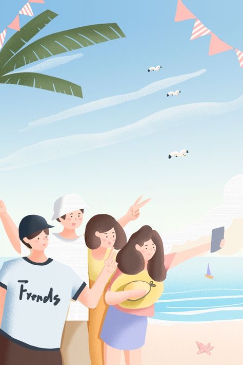 festival,friendship,tourism,beach,hand painted,illustration,international friendship day,friendship day,friend Friendship Paintings, Friend Illustration, Friendship Poster, Tourism Design, Friendship Art, International Friendship Day, Friends Illustration, Note Writing Paper, Painted Illustration