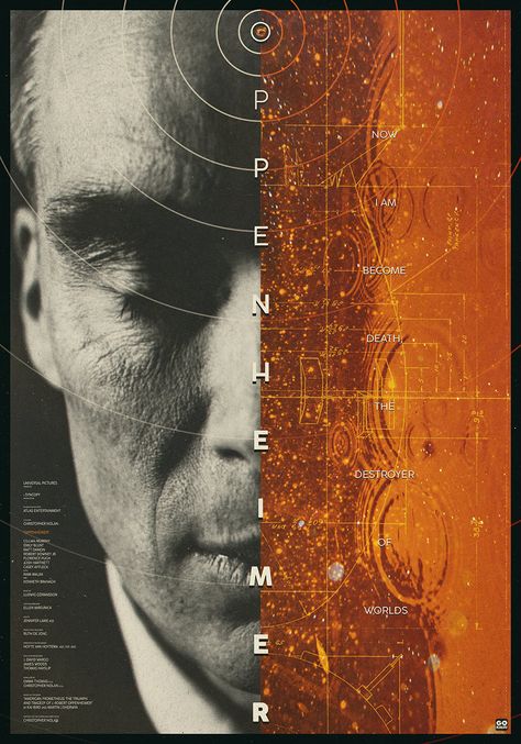 Oppenheimer Poster Art, Oppenheimer Design, 2023 Poster Design, Akuma Kun, Oppenheimer Art, Graphic Designer Poster, Oppenheimer Poster, Oppenheimer 2023, Sherlock Poster