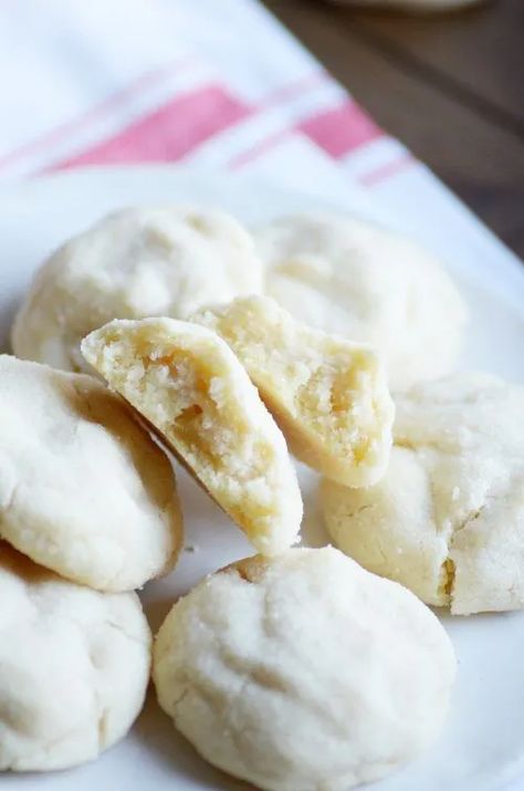 Amish Sugar Cookies AKA The Best Drop Sugar Cookies EVER - Something Swanky Amish Sugar Cookie Recipe, Sweet Deserts, Amish Sugar Cookies, Drop Sugar Cookies, Sugar Cookie Recipe, Best Sugar Cookies, Best Christmas Cookies, Amish Recipes, Pennsylvania Dutch