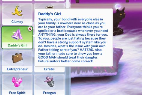 Daddy's Girl | MuvaSimmer on Patreon Grandmas Cookbook Sims 4 Cc, The Sims 4 Cc Wedding Ring, Sims 4 Netflix And Chill Mod, Sims 4 Cc Tv Channels, Sims 4 Gifts Cc, Sims4 Wickedwhims, Sims 4 Filter, Sims4 Traits, Sims 4 Cc Free Downloads