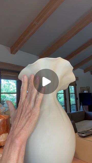 Wheel Pottery Beginner, Building Videos, Beginner Pottery, Pottery Vases, Instagram Brand, Advanced Ceramics, Pottery Videos, Hand Building, Handmade Ceramics Vase