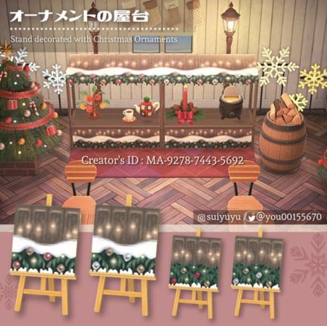 This holiday season, decorate your island with these Animal Crossing Christmas ideas from island inspiration to holiday outfits and more. #acnh #animalcrossing #christmas #acnhchristmas Animal Crossing Christmas Ideas, Acnh Christmas Code, Winter Acnh, Animal Crossing Christmas, Acnh Winter, Acnh Christmas, Ac Ideas, Acnh Cottagecore, Animals Crossing