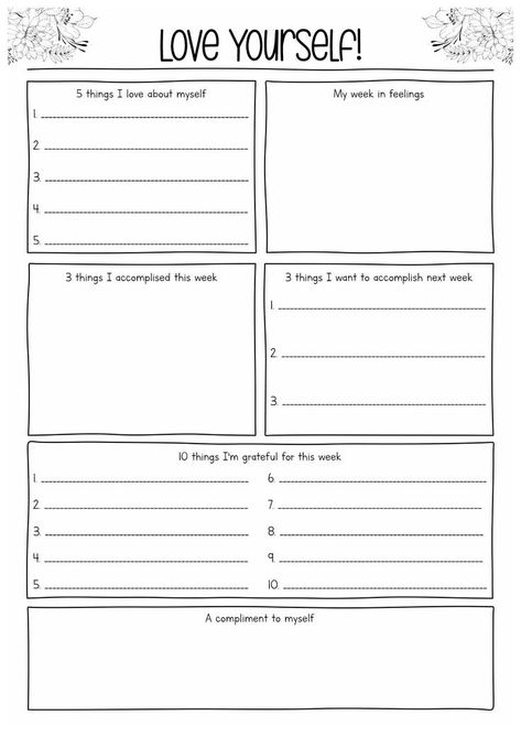 Value Worksheet, Group Therapy Activities, Self Care Worksheets, Self Esteem Worksheets, Counseling Worksheets, Self Esteem Activities, Self Value, Mental Health Activities, Wellness Club