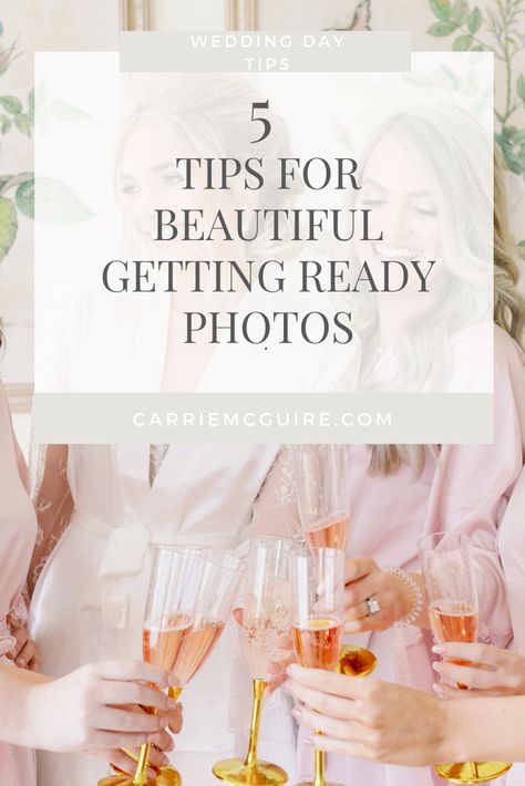 The top tips for beautiful getting ready photos on  your wedding day Wedding Day Getting Ready Decorations, Wedding Getting Ready Food, Photographer Tips, Photography Business Marketing, Modern Wedding Ceremony, Temecula Wedding, Wedding Day Tips, Wedding Day Photos, Getting Ready Photos