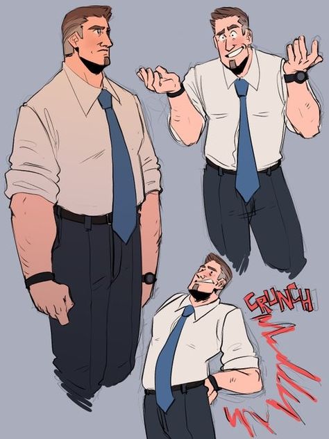 Plus Size Man Drawing Reference, Middle Aged Character Art, Anime Middle Age Man, Middle Age Character Design, Middle Aged Anime Man, Middle Aged Character Design, Middle Age Man Character Design, Middle Aged Man Reference, Old Man Drawing Character Design