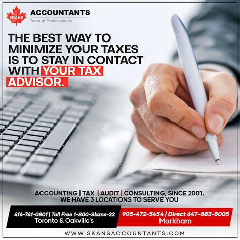 Maximize your tax savings with ease by staying in touch with your dedicated tax advisor. Don't leave money on the table; let us guide you to financial success. Contact us now and start saving more today! . . #skansaccountants #professionalaccountants #accountingservices #accountsmanagement #accountingsolutions #taxationservices #taxfiling #taxmanagement #financialservices #oakvile #mississauga #brampton #milton #gtacanada #gtalocal #vaughan #ontario #canada Tax Checklist, Tax Advisor, Tax Services, Accounting Services, Filing Taxes, Start Saving, Don't Leave, Financial Success, Financial Services