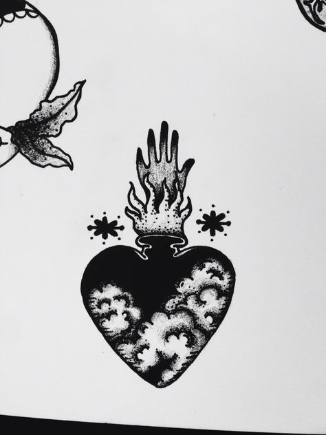 sacred heart for the hardworking hand Sacred Heart Hand Tattoo Men, Heart Hand Tattoo Men, Heart Hand Tattoo, Hand Tattoo Men, Witchy Tattoos, Hawk Tattoo, Mind Over Matter, Hand Tattoo, Sacred Heart