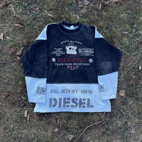 Diesel VINTAGE DIESEL CREWNECK 80s | Grailed Diesel Vintage, Diesel Fashion, Vintage Diesel, Diesel Men, Men's Tops, Vintage Designer, Vintage Designs, Crew Neck, Mens Tops