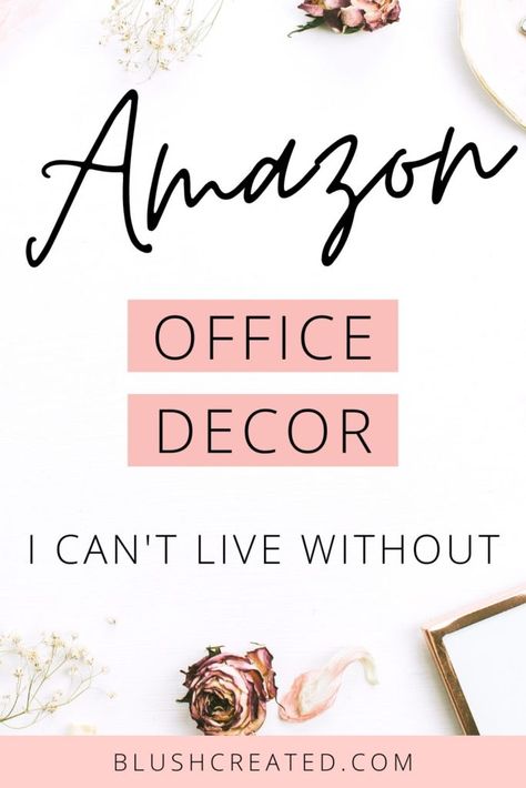 Decorate Office At Work, Work Office Decor Ideas, Aesthetic Office Decor, Office Decor Professional Work, Decorating Your Office At Work, Amazon Aesthetic, Cozy Office Space, Work Desk Organization, Work Office Ideas