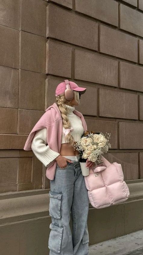 Calm Outfits, Pink Spring Outfits, Pink Thing, Pink Core, Looks Pinterest, California Outfits, Winter Fashion Outfits Casual, Trendy Fall Outfits, Cute Fall Outfits