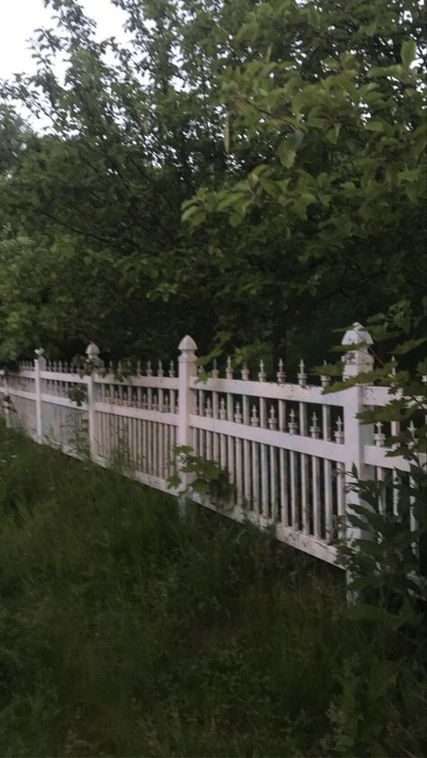 White Fence Aesthetic, Fences Aesthetic, Fence Aesthetic, Aesthetic Fence, Amma Crellin, Aleph Bet, Landscape Reference, White Fence, White Picket Fence