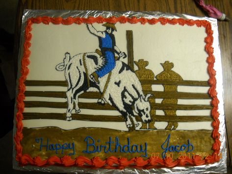 Bull Riding Birthday Party, Horse Cakes, Drake's Birthday, Horse Birthday Cake, Cowboy Cakes, Cow Cakes, Western Birthday Party, Rodeo Party, Pie Pops